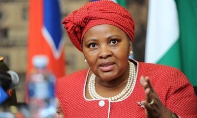 Nosiviwe Mapisa Nqakula Minister of Defence South Africa
