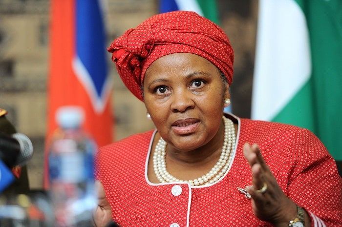 Nosiviwe Mapisa Nqakula Minister of Defence South Africa