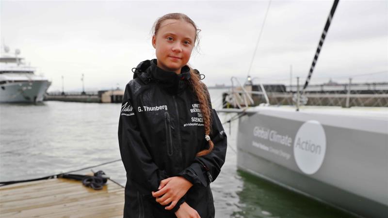 Swedish teen activist Greta Thunberg completed her trans Atlantic crossing in order to attend a United Nations summit on climate change in New York