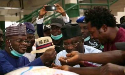 BELLO OTHERS DURING THE RICE MILL INSPECTION