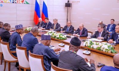 Buhari and Putin Meeting in Russia