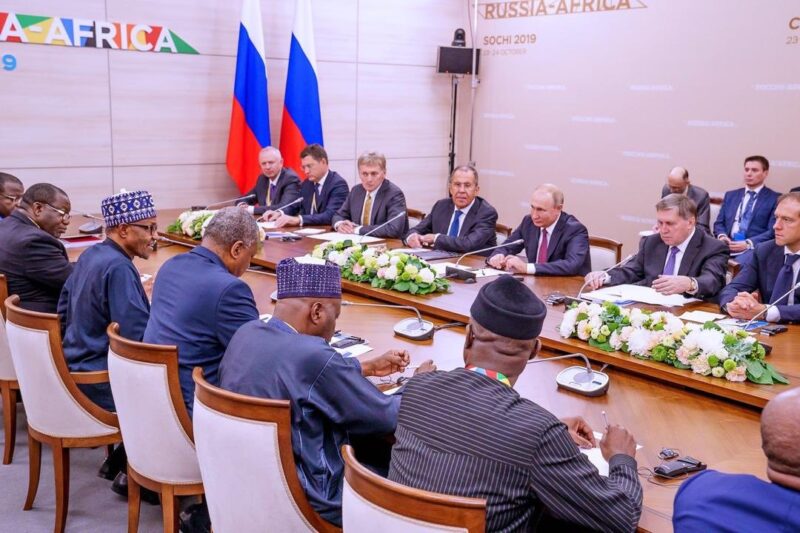 Buhari and Putin Meeting in Russia