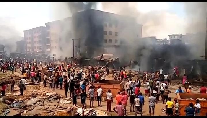 Onitsha Market Fire 1