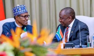 President Buhari and Cyril Ramaphosa