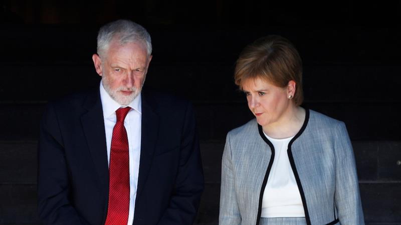 Whether they like it or not, Sturgeon needs Corbyn, and Corbyn needs Sturgeon, writes Wray [Reuters]