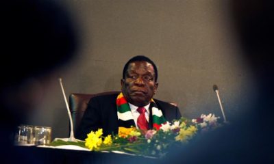 Zimbabwe's President Mnangagwa seen at a meeting in Harare, Zimbabwe, June 5, 2019 [File: Philimon Bulawayo/Reuters]