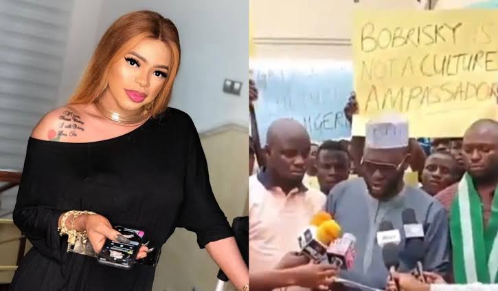 Protest against Bobrisky