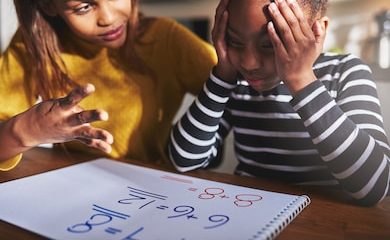 mother learning child calculate looking 260nw 435546286