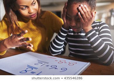 mother learning child calculate looking 260nw 435546286