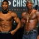 Anthony Joshua and Wilder