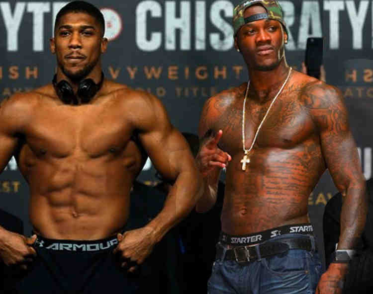 Anthony Joshua and Wilder