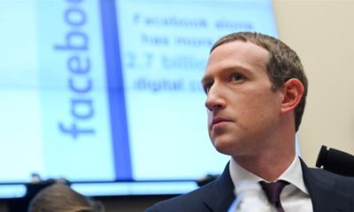 Facebook Chairman and CEO Mark Zuckerberg testifies at a House Financial Services Committee hearing in Washington on October 23 2019