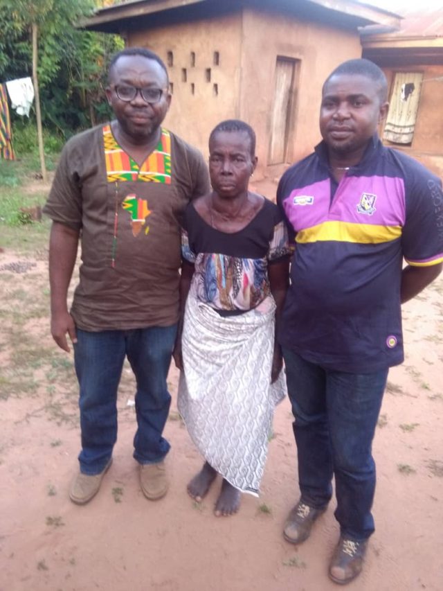 Leo Igwe mother and son