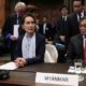 Myanmars leader Aung San Suu Kyi attends a hearing of the genocide case against the Rohingya minority at the International Court of Justice in The Hague