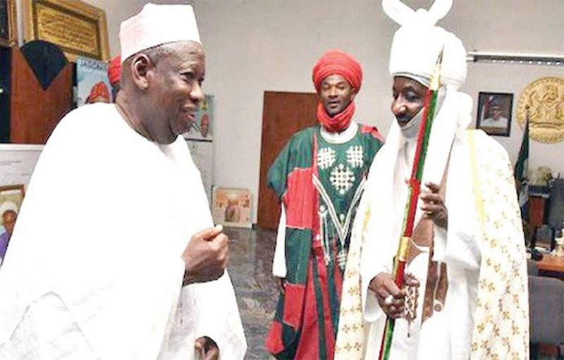 ganduje and emir sanusi FG