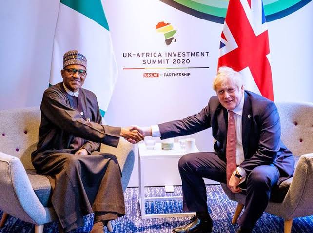 Buhari and Boris Johnson