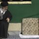 General Qassem Soleimani greets Supreme Leader Ayatollah Ali Khamenei during a religious ceremony in a mosque at his residence in Tehran Iran on March 27 2015