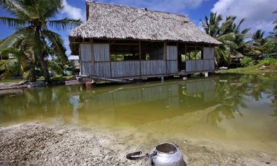With surrounding sea levels rising it is estimated the island nation of Kiribati will likely become uninhabitable in 10 15 years