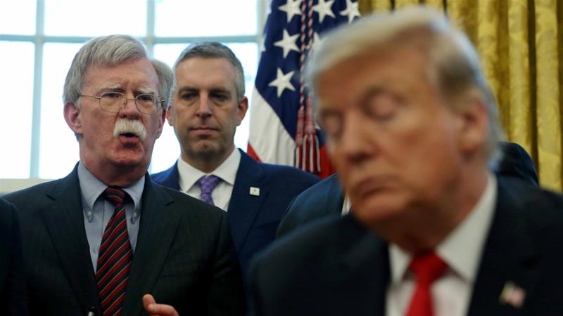 ohn Bolton was dismissed as national security adviser to President Donald Trump on September 10 2019