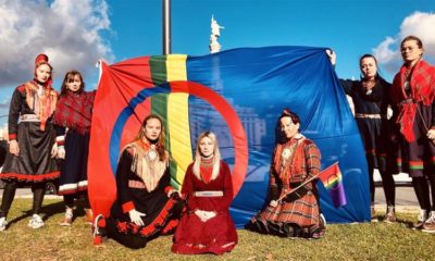 A delegation of Saami and Inuit activists at the COP25 in Madrid last year tried to draw attention to the importance of land back movements in the fight against climate change