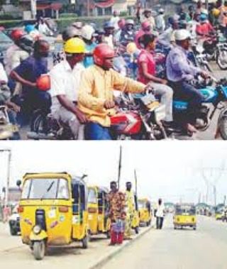 Okada and Keke ban in Lagos