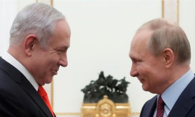 Russian President Vladimir Putin met with Israeli Prime Minister Benjamin Netanyahu in Moscow Russia on January 30 2020