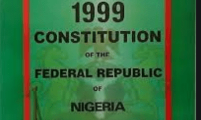 The Consitution of the Federal Republic of Nigeria 1999