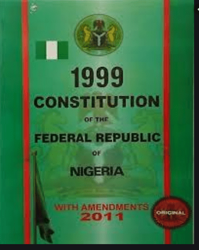 The Consitution of the Federal Republic of Nigeria 1999