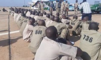 nigerian soldiers kick as fg allegedly release 1400 rehabilitated boko haram suspects 3