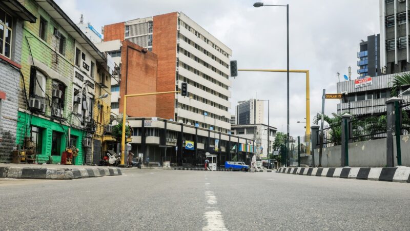 Coronavirus Nigeria Lagos Central Business District