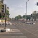 Coronavirus lockdown and empty street in abuja