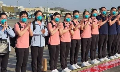 Chinese doctors and health workers arrive nigeria