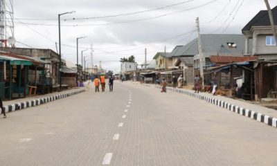 Lockdown Empty street Lagos Nigeria Coronavirus