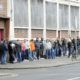 US Unemployment queue