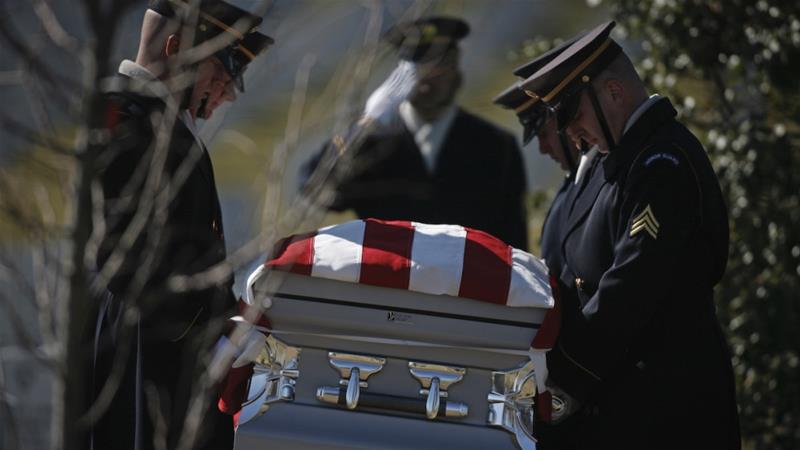 Funeral of Army Sergeant Richard Ford at Arlington National Cemetery on March 5 2007 Ford died of wounds suffered during combat operations near Baghdad Iraq