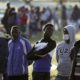 Informal traders stand in a queue as they wait to apply for a permit amid a nationwide COVID 19 lockdown in Soweto South Africa April 23 2020