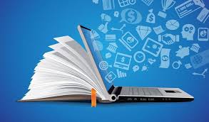 Book and laptop