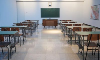 Empty School due to Coronavirus lockdown