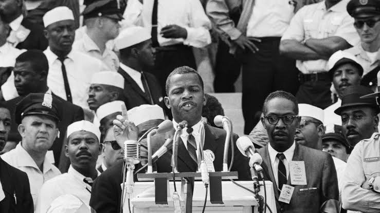 Rep. John Lewis protest