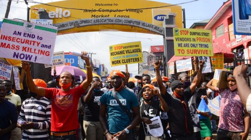 Nigerian youth protest