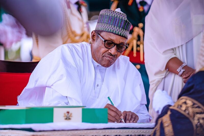 President Muhammadu Buhari swearing in 7