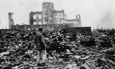 devastation of Hiroshima or Nagasaki