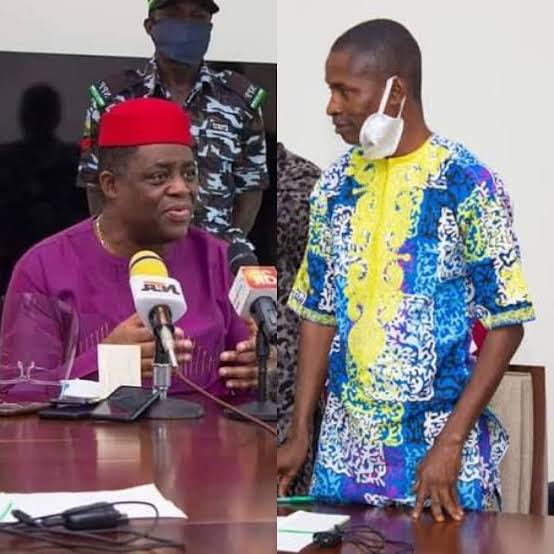 Eyo Charles and Femi Fani-Kayode