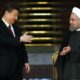 Chinas President Xi Jinping left and his Iranian counterpart Hassan Rouhani are seen together following a joint press conference in Tehran Iran January 23 2016
