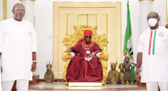 Oba of Benin And Candidates of The Two Major Parties In The State