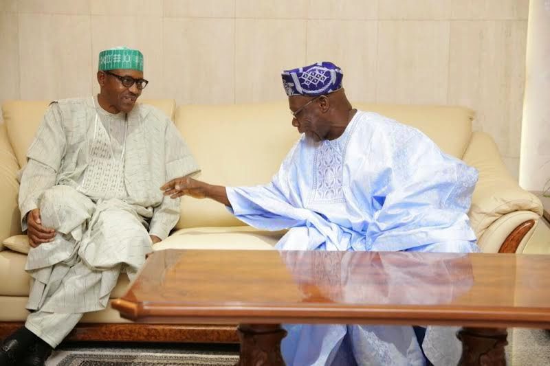 Olusegun Obasanjo and Muhammadu Buhari