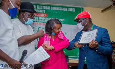 obaseki receives certificate of return