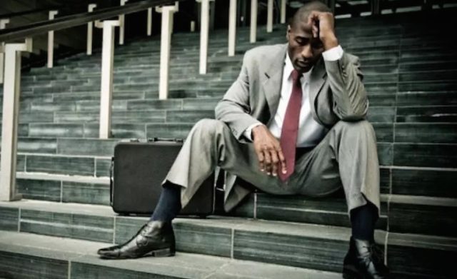 Unemployed Nigerian In A Distressed Mood