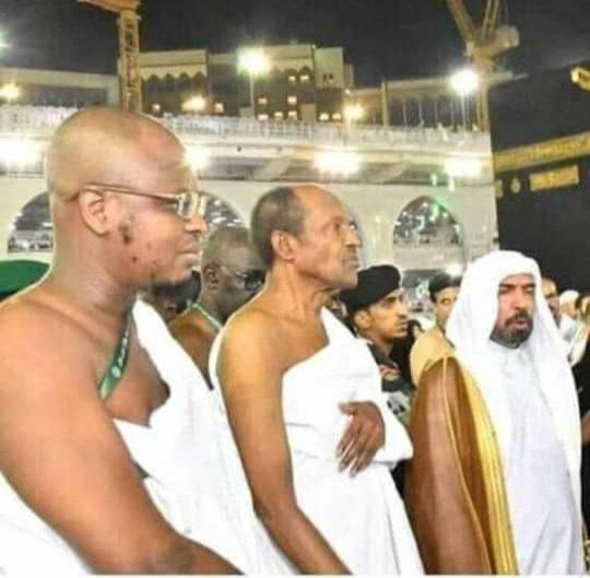 Buhari in Mecca, Saudi Arabia