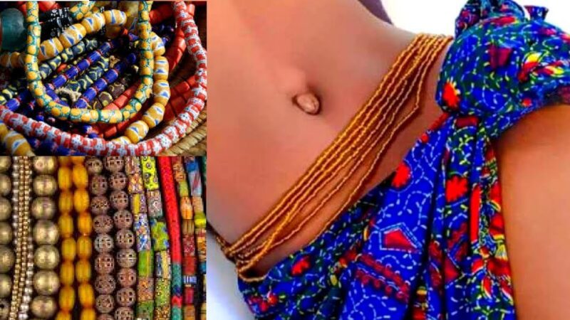 Women and waist beads